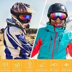 5 Pack ATV Goggles for Men, Women, Kids