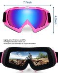 KEMIMOTO Anti-UV Dirt Bike and ATV Goggles