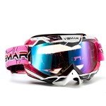 Pink ATV Motocross Goggles - Windproof & Scratch-Resistant