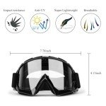 ATV & Dirt Bike Goggles - 2-Pack Set