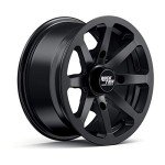 RockTrix 14x7 Matte Black ATV Wheel Rim