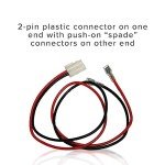 Universal 24" 2 Pin Battery Wiring Harness