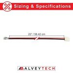 Universal 24" 2 Pin Battery Wiring Harness