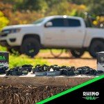 Rhino USA 4-Pack Ratchet Tie Down Straps