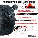 4-Piece ATV/UTV Tire Set - 25x8-12 & 25x10-12