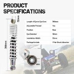 OUMURS Adjustable Front Shock Absorber for Yamaha Banshee