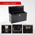 24" Waterproof Aluminum ATV Tool Box with Lock