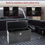 24" Waterproof Aluminum ATV Tool Box with Lock