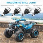 Upper Lower Ball Joints Fit for Honda Rancher 420, Foreman Rubicon 450 500 520, Rincon 650 680 for 51355-HN0-A01 51355-HP5-601 51375-HP5-601 - 4 Pcs