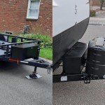 WEIZE Black Steel Trailer Tongue Tool Box 2.31cu.ft