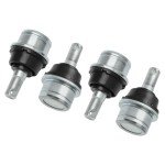 Ball Joint Kit Upper & Lower for Yamaha Rhino 450 660 700 Grizzly 350 400 450 Kodiak 400 450 Big Bear 400 Wolverine 350 450 Bruin 350 OEM# 37S-23549-01-00