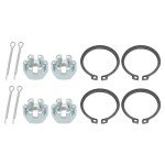 Ball Joint Kit Upper & Lower for Yamaha Rhino 450 660 700 Grizzly 350 400 450 Kodiak 400 450 Big Bear 400 Wolverine 350 450 Bruin 350 OEM# 37S-23549-01-00