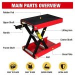 Big Red Portable Steel ATV/UTV Scissor Jack