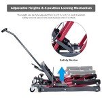 Goplus 1500 Lbs Hydraulic ATV Lift Jack Stand