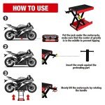 Big Red Portable Steel ATV/UTV Scissor Jack
