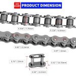 Heavy Duty 428H Motorcycle Chain with Breaker