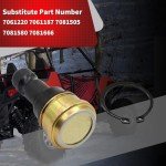 Nakkaa 7061220 4 PCS Upper and Lower Front Ball Joint Compatible with RZR 570 Ranger 800 Sportsman 550 Scrambler 850 Repace 7081505 7081580