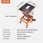 VEVOR Hydraulic Lift Table for ATVs and Bikes