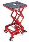 Ultra-Stabile Hydraulic Motorcycle Lift Table, 300 lbs Capacity