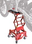 Ultra-Stabile Hydraulic Motorcycle Lift Table, 300 lbs Capacity