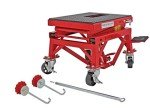 Ultra-Stabile Hydraulic Motorcycle Lift Table, 300 lbs Capacity