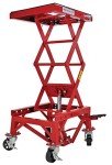 Ultra-Stabile Hydraulic Motorcycle Lift Table, 300 lbs Capacity