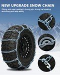 SCITOO Universal Snow Chains for SUVs and Trucks