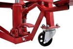 Ultra-Stabile Hydraulic Motorcycle Lift Table, 300 lbs Capacity
