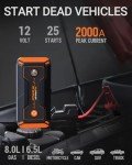 Powrun P-ONE 2000A Portable Jump Starter