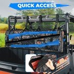 KEMIMOTO Soft UTV Tool & Rifle Holder Rack