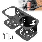 StarknightMT RZR Cup Holder, RZR Passenger Grab Handle Drink Cup Holder Aluminum Fits 18-40oz Cups for RZR 1000 XP 14-23/ RZR 900 14-20/ RZR 800 12-14/ XP Turbo 16-21 RZR Accessories