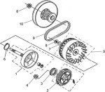 CVT Primary Clutch for UTV ATV Models
