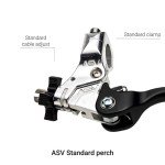 ASV F2 Quad ATV Clutch & Brake Lever - Black
