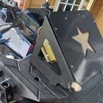 KUAFU Steel Radiator Relocation Kit for Polaris ATV