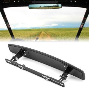 Mofun UTV Center Rear View Mirror with Bracket