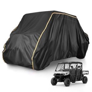 KEMIMOTO Heavy-Duty 4-Seater UTV Waterproof Cover