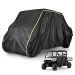 KEMIMOTO Heavy-Duty 4-Seater UTV Waterproof Cover