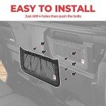 KEMIMOTO Can Am Defender Max Backrest Storage Nets