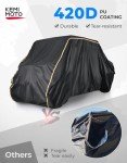 KEMIMOTO Heavy-Duty 4-Seater UTV Waterproof Cover