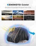 KEMIMOTO Heavy-Duty 4-Seater UTV Waterproof Cover
