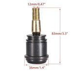 WOOSTAR 12mm Round Arm Ball Joint Replacement for 50cc 70cc 90cc 110cc 125cc 150cc 200cc 250cc ATV Quad 4 Wheeler Baja UTV Dune Buggy