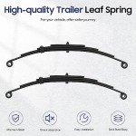 4-Leaf Trailer Leaf Springs for 5000lb Axle