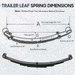 4-Leaf Trailer Leaf Springs for 5000lb Axle