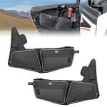 KEMIMOTO 2024/2025+ XP 1000 Front Door Bag Compatible With 2024/2025+ Polaris RZR XP 1000/4 1000 UTV Storage Bags Side Tool Bags PVC Wear Resistant Double Zippers