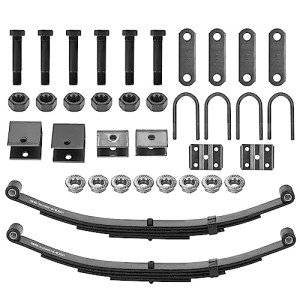 Replacement 4 Leaf Trailer Spring Kit - 3500lb