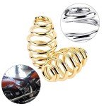 2Pcs 3" Steel Barrel Springs for Chopper Seats