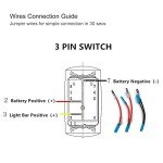 Xislet 3-Pin LED Rocker Switch for UTVs