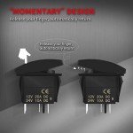 12V Rocker Switch with Blue LED for ATV UTV