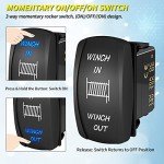 Joinfworld Waterproof 7 Pin Winch Rocker Switch