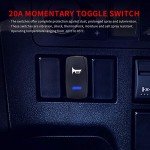 12V Rocker Switch with Blue LED for ATV UTV